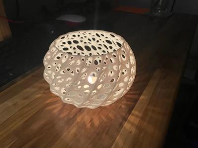 Yet Another Organic Tealight Lamp