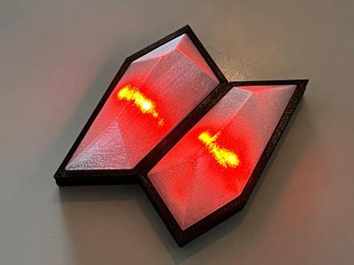 Vase mode tessellating crystal, now with snap fit LED base
