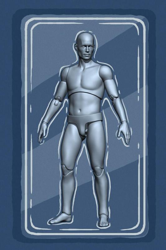 Articulated Male Action Figure