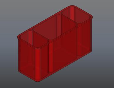 Desk side tray