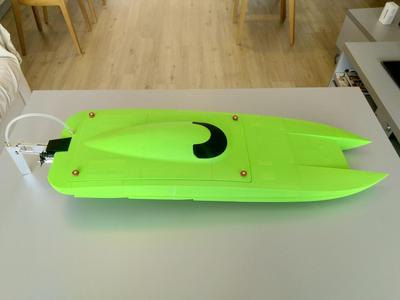 RC BOAT CATAMARAN FOSS TEST PART