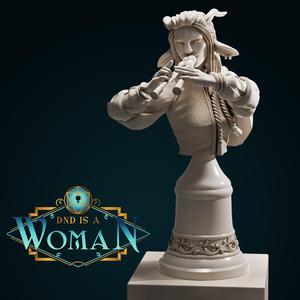 Satyr Bard – Talryn – Bust