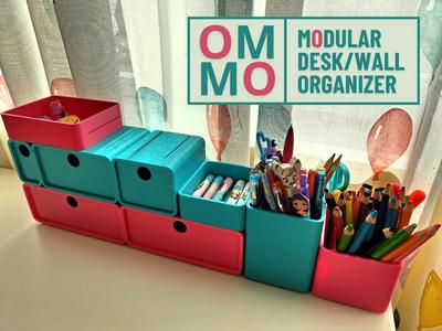 OMMO – Modular Desk/Wall Organizer