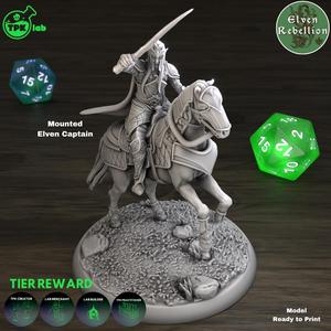 Mounted Elven Captain