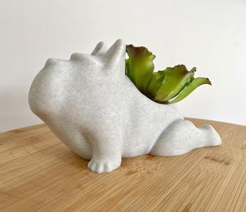 Dog Yoga Planter - No Supports