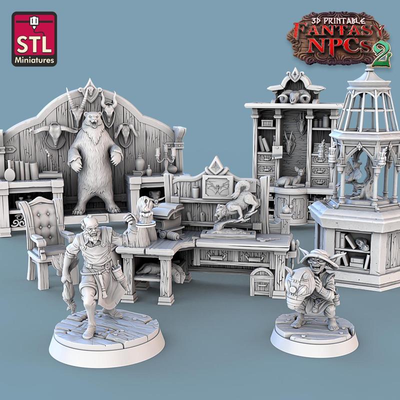 Fantasy NPCs 2 – Taxidermist Set