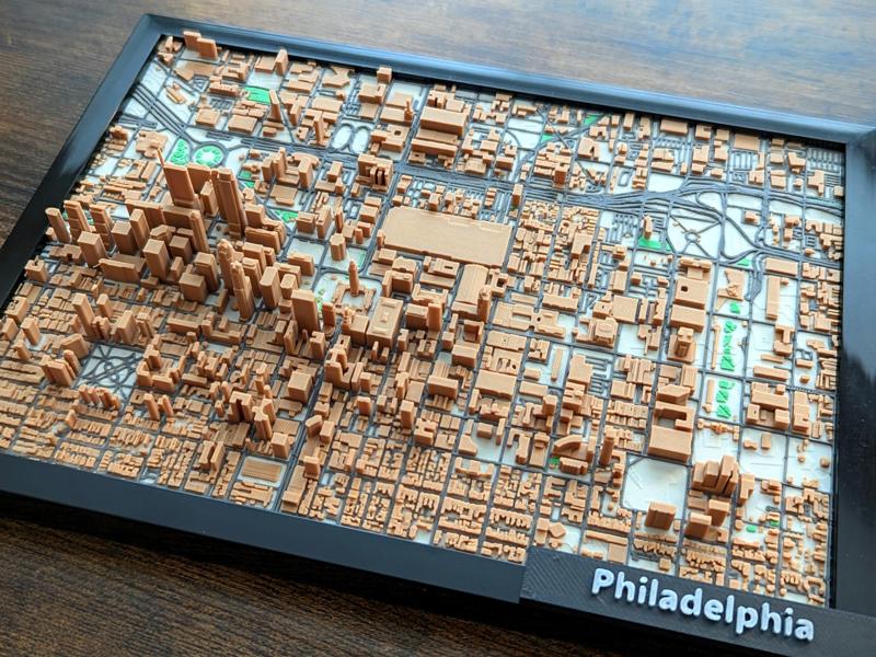 Philadelphia Pennsylvania 3D Miniature v2