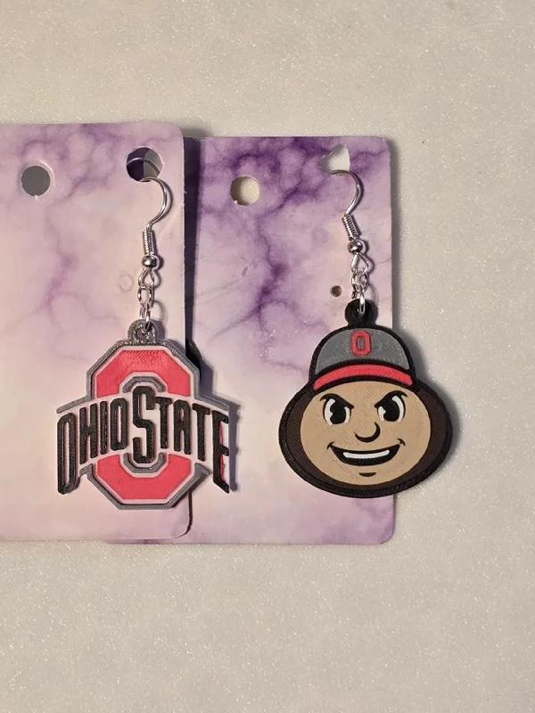 Ohio State Earrings
