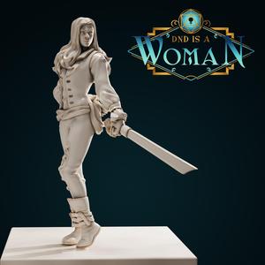 Aasimar Warlock – Araquiel – 28/32mm and 75mm