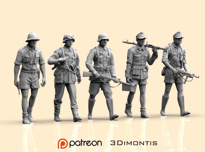 german soldies DAK ww2