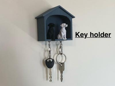 Key Holder (Dog House Design)