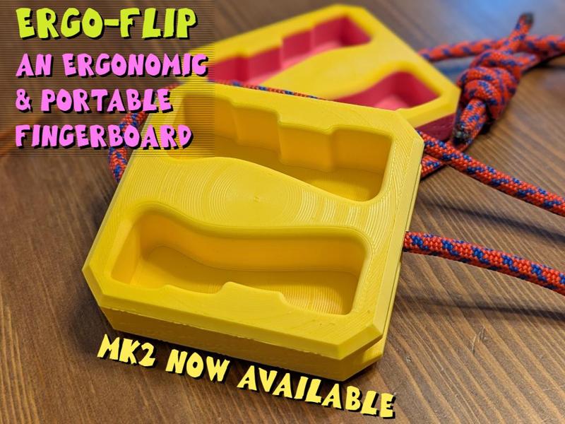 Ergo-Flip: An Ergonomic Portable Hang/Fingerboard