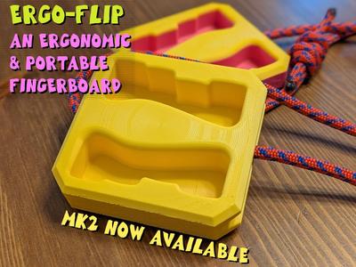 Ergo-Flip: An Ergonomic Portable Hang/Fingerboard
