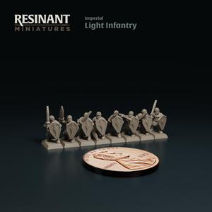 6mm Imperials // Light Infantry
