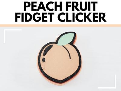 Peach Fruit Sweet Fidget Clicker