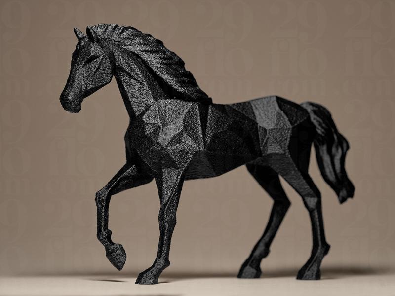 Geometric HORSE Figurine