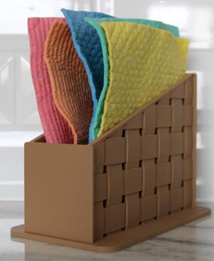 Woven Slanted Bin