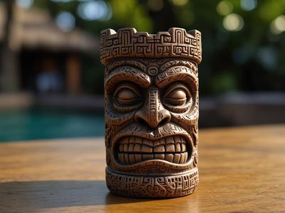 Fun Tiki Statue - Paint Your Own