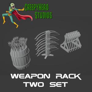 Mediaeval Weapon Rack Set Two