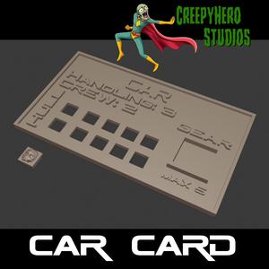 Gaslands Car Card One