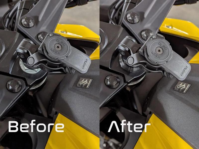 GSX-8R Fork Nut Cover for Quadlock