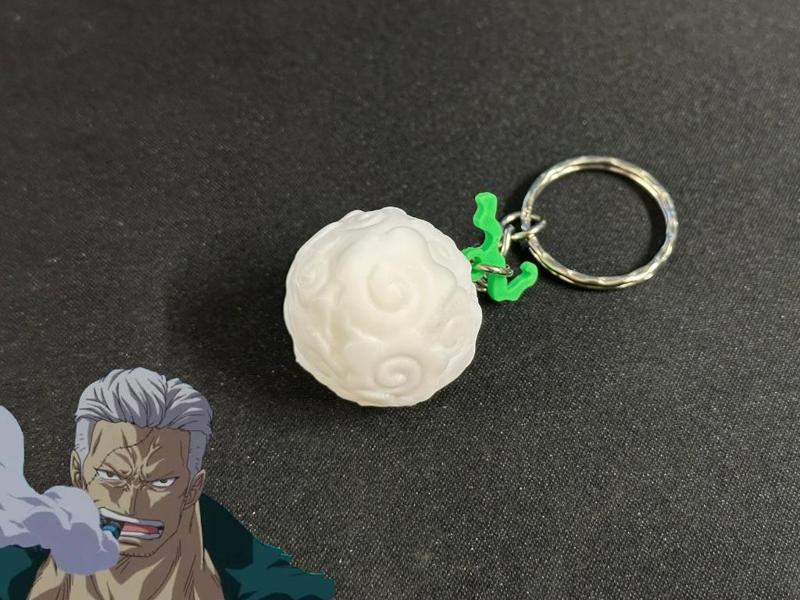 Moku Moku No Mi Keychain – One Piece devil fruit