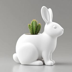 Bunny-Shaped Flower Pot – Great Gift Idea