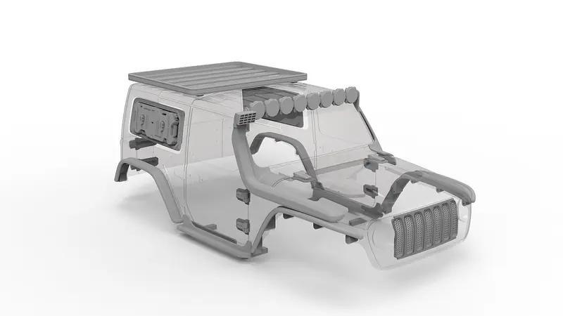 HemiStorm Axial 2 door JL conversion for SCX103