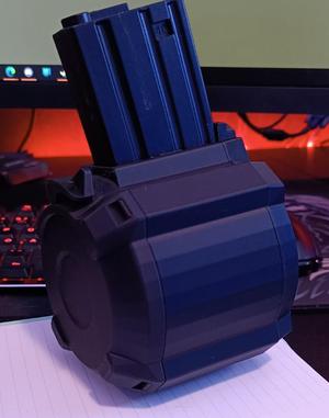 M4 Stanag magazine to Drum magazine conversion