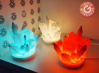⧋ Crystal Cluster Light for Bambu LED Lamp 001 ⧋