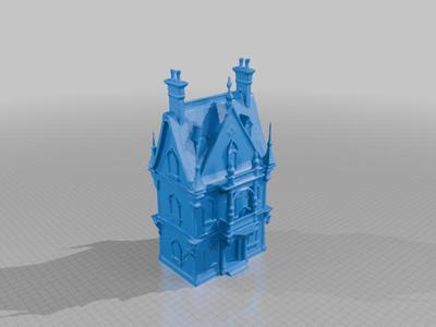 Fantasy mid-evil house