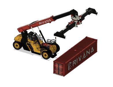 Yellow Reach Stacker (Basic)
