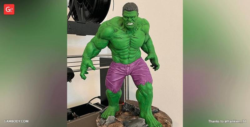 Hulk Ragnarok 3D Printing Figurine | Assembly
