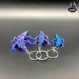 Baby Bull Dragon Keychain – Flexi – Print in Place – No Supports – Fantasy