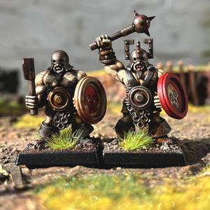 28mm Oldhammer Style Monopose Barbarian Marauders