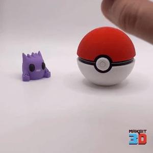 3D Printable Chibi Gengar