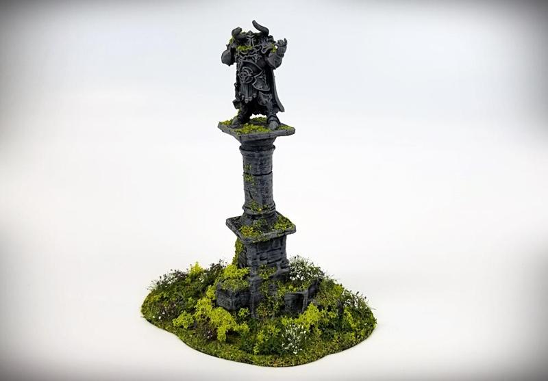 Ruined Column Pedestal