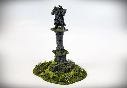 Ruined Column Pedestal