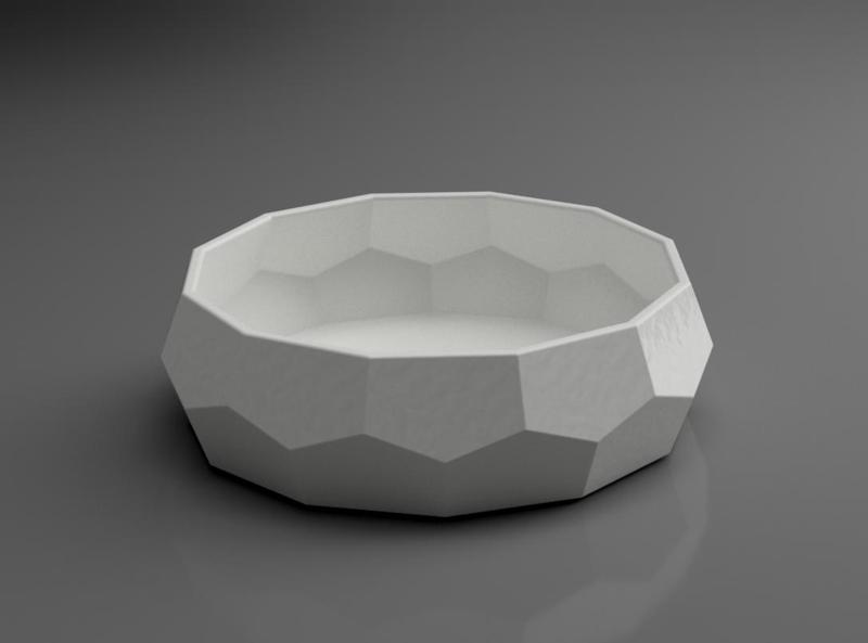 Low Poly Tray / Bowl