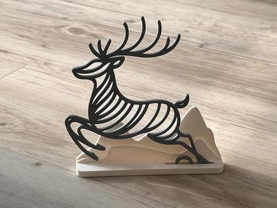 Deer in the mountains