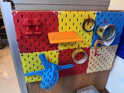 [Pegboard Series] IKEA SKÅDIS Compatible Pegboard Tissue Box, Fast Printing, Pegboard Accessories, Pegboard Hooks