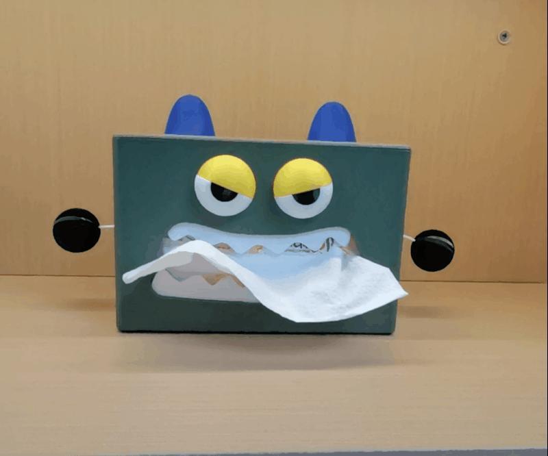 Monster Creative Tissue Box (Multi-part multicolor, no AMS required)