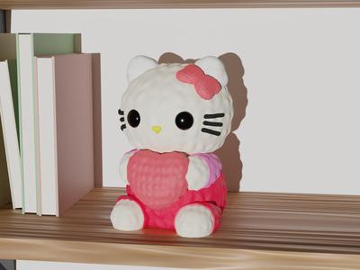 Cute Knitted Hello Kitty