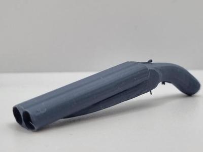 Sawed-off double barrel shotgun Prop