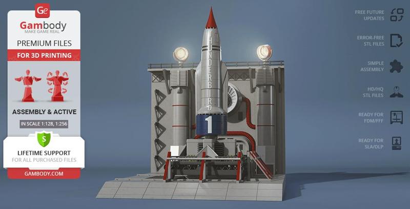 Thunderbird 1 3D Printing Model | Assembly