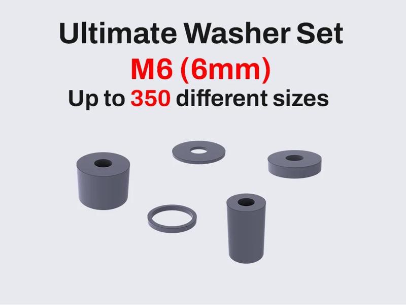 Ultimate Washer Set – M6 (6mm)