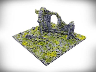 Temple Tile B – Ancient Ruined City Modular Tiles