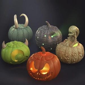 Halloween Pumpkins  Free STL files for 3D Printing | Assembly Models