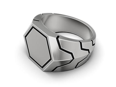 Hexagonal blank ring