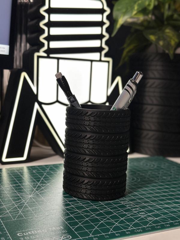 FREE – Tire Stack Pen Cup